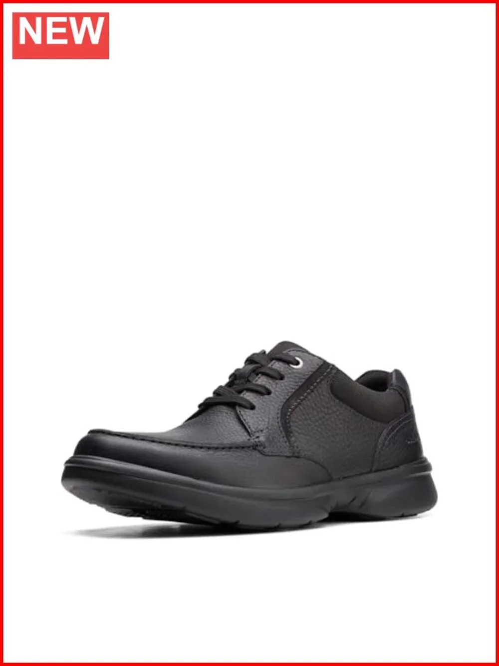 Black Tumbled Leather Lace-Up Oxfords with OrthoLite Footbed